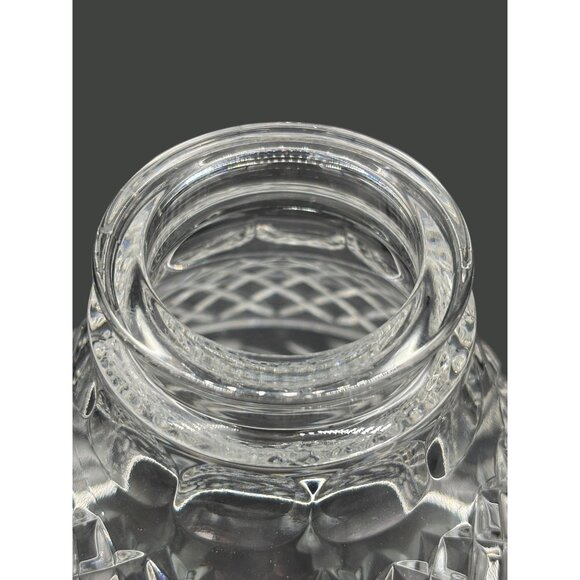 Vintage Pressed Glass Replacement Light Globe Shade Etched Floral & Diamond Patt - Picture 2 of 7